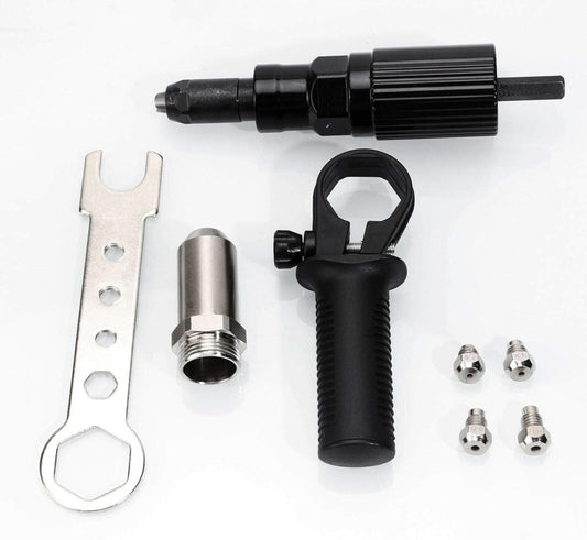 Drill Rivet Adapter Set — Convert Any Drill Into a Riveting Tool