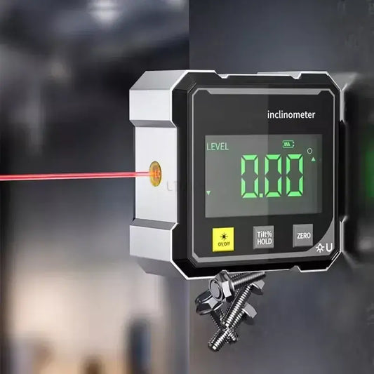 Digital Angle Finder — Dual-Laser Magnetic Measuring Tool