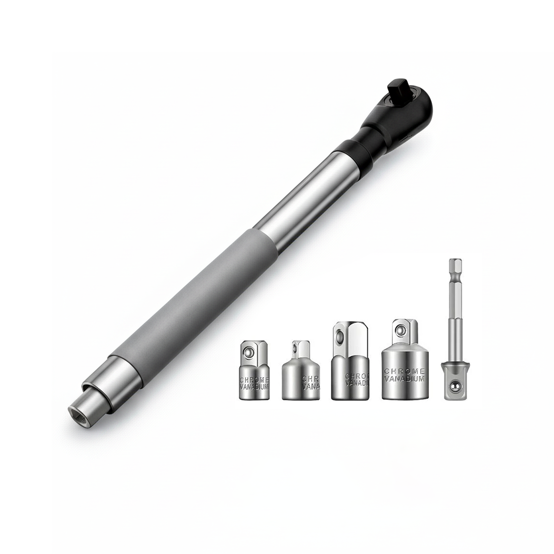1/2 in Right-Angle Socket Adapter — Industrial Torque Extension Tool