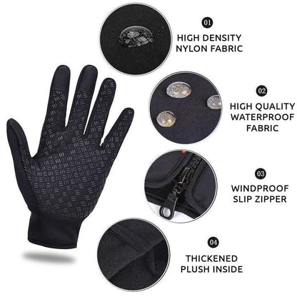 Electric Heated Gloves — Thermal Winter Gloves for Cycling, Skiing & Outdoor Use